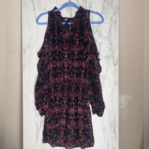 Parker Floral Williams Dress 100% Silk Womens Size Medium Grunge Fairy Witchy - Picture 7 of 11